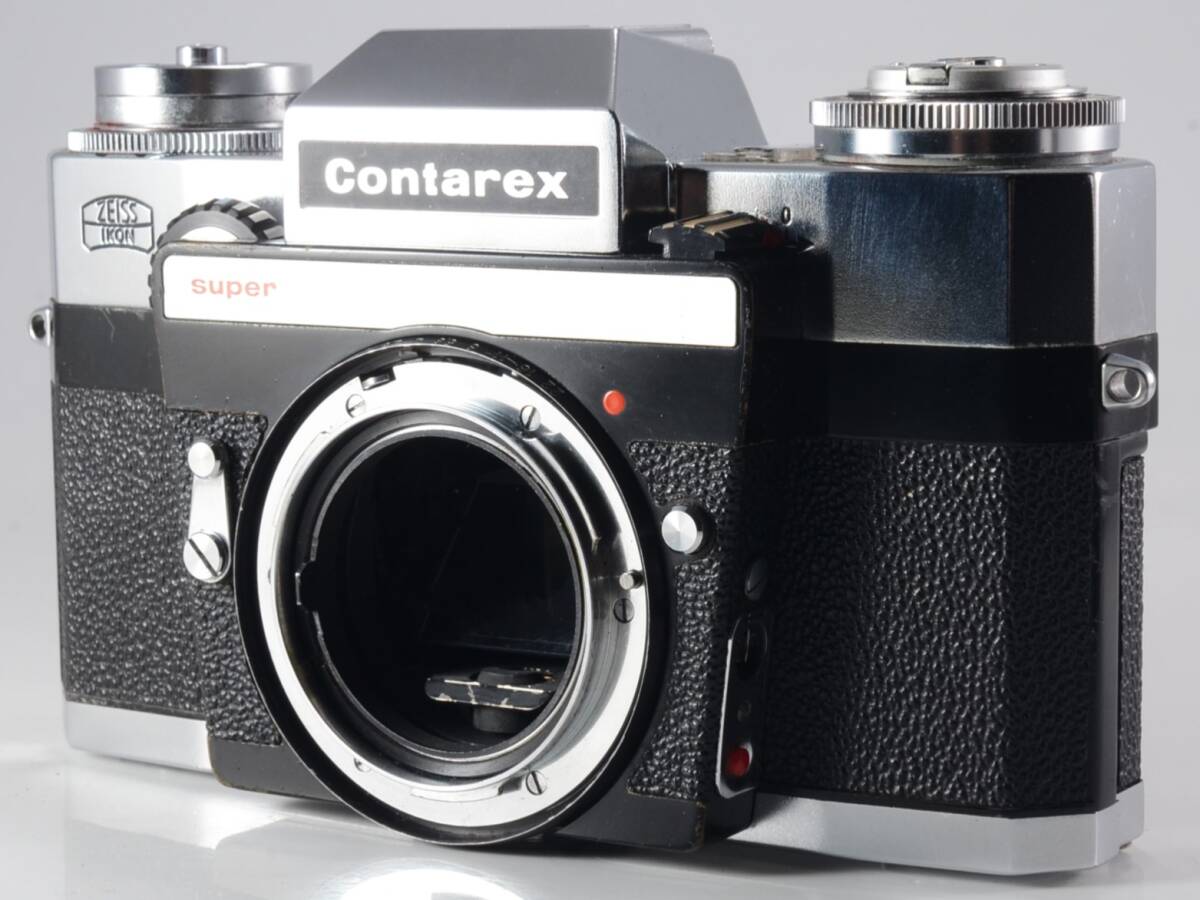 [ジャンク品] ZEISS IKON (ツァイスイコン) Contarex super ボディ 革ケース付 コンタレックススーパー（60679）