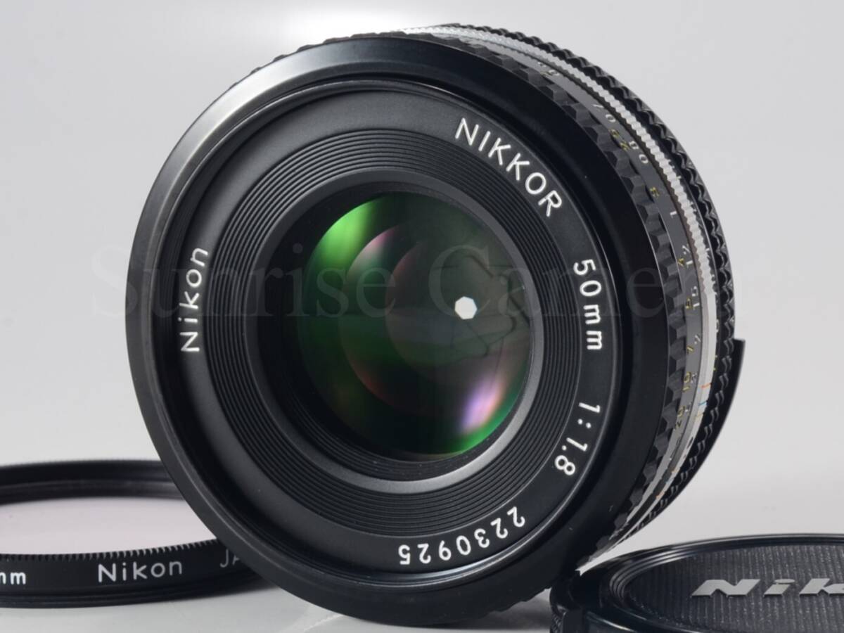 [美品] Nikon（ニコン）Ai-s Nikkor 50mm F1.8 パンケーキレンズ 整備済 [保証]（60478）
