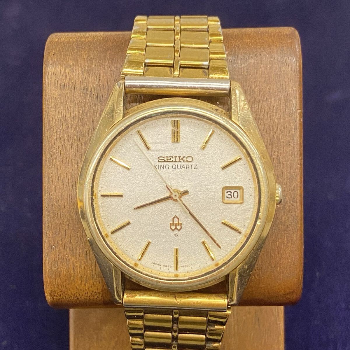 【Q-1220】 SEIKO KING QUARTZ 4822-8000 セイコー キングクォーツ ※動作未確認