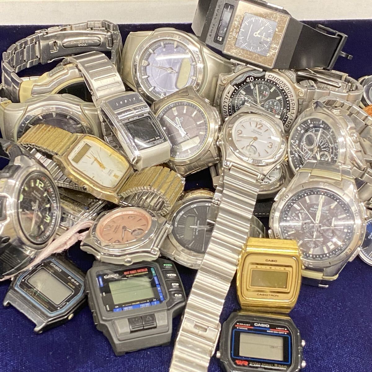 【Q-1226】 CASIO カシオ 腕時計 まとめ　エディフィス リネージュ ウェーブセプター　など ※動作未確認