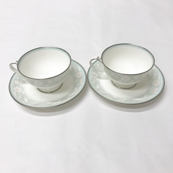 ■ Noritake ノリタケ Bone China ボーンチャイナ カップ ソーサー ペア N印 FAIRMONT フェアモント(0990012982)