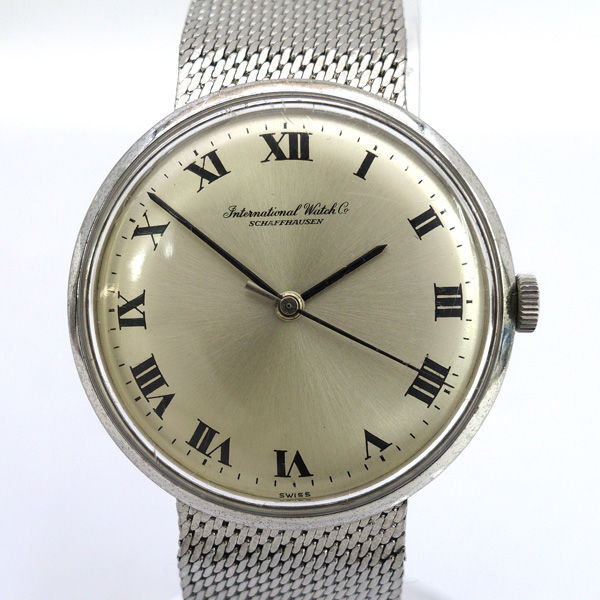 ★ IWC シャフハウゼン 手巻き アンティーク 純正ブレス ラウンド 稼働品 2400 (0220547439)