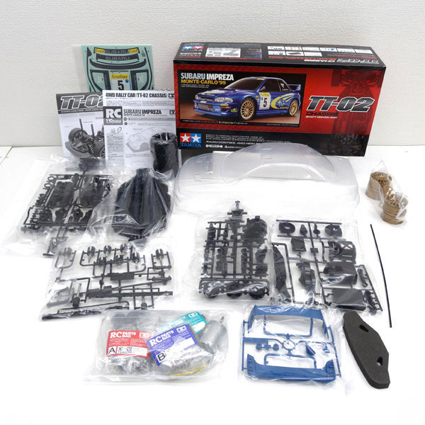 ★ タミヤ 1 10 電動RC スバル インプレッサ モンテカルロ99 TT-02シャーシ 組み立てキット 58631(0220551209)