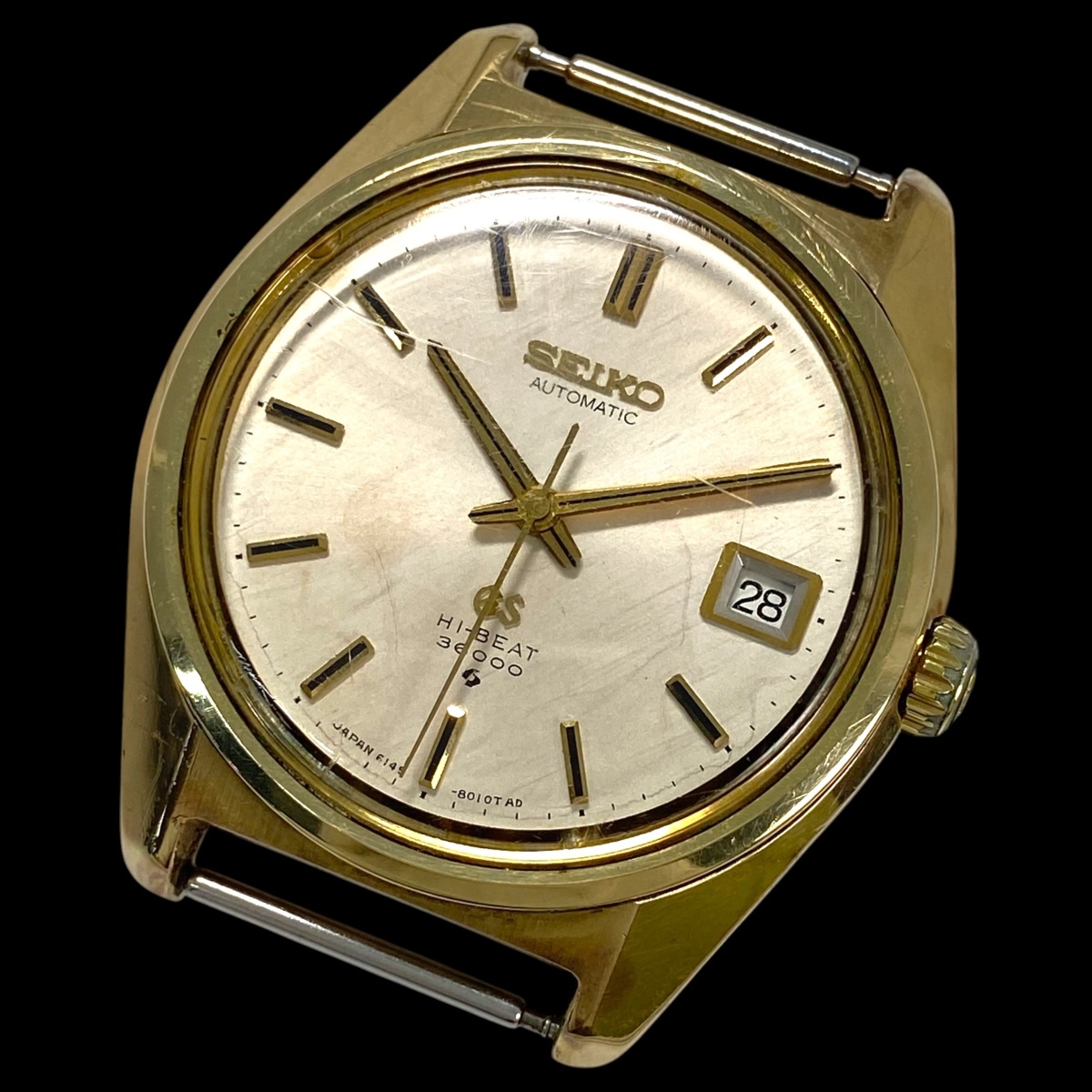 2603T029 SEIKO セイコー 6145-8000 GRAND SEIKO GS グランドセイコー メンズ腕時計 ジャンク品 自動巻き 3針 デイト ハイビート