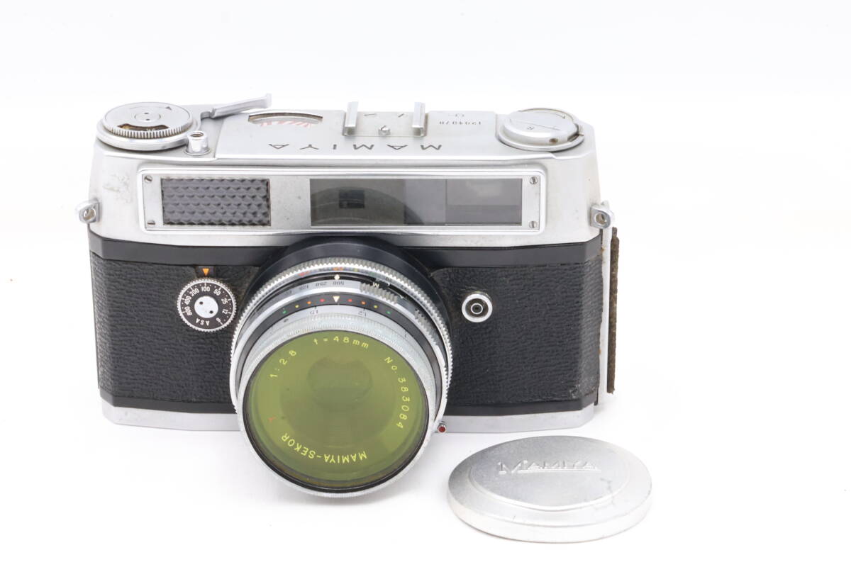 「みんカメ」553 MAMIYA マミヤ レンジファインダー MAMIYA-SEKOR T F2.8 1:2.8 48mm フィルムカメラ レトロ ヴィンテージ 現状品 ジャンク