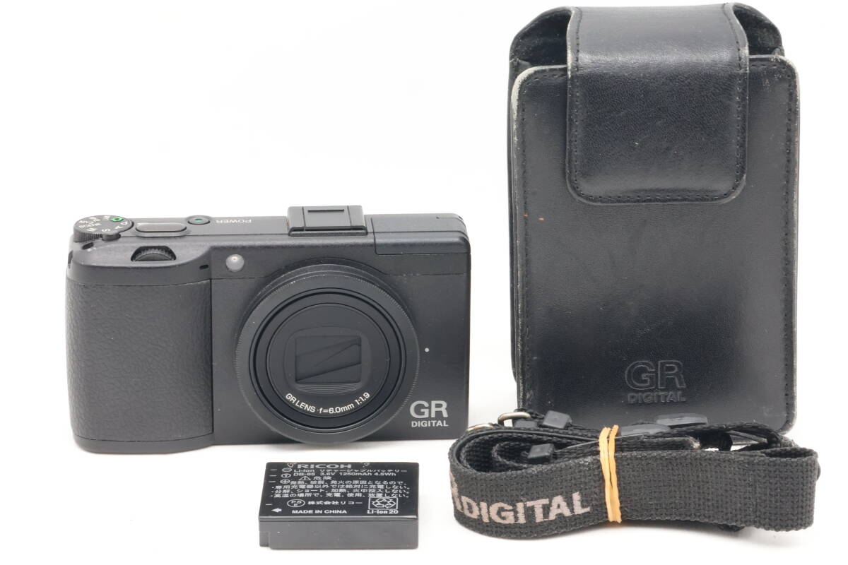 「みんカメ」3-27 RICOH リコー GR DIGITAL Ⅱ デジカメ コンデジ 現状品 動作確認済み