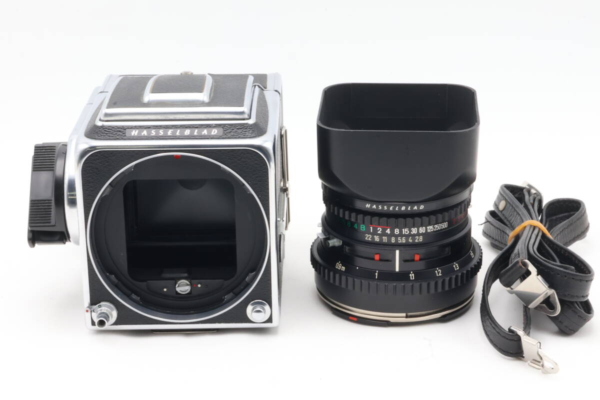 「みんカメ」564 HASSELBRAD ハッセルブラッド 500c/m Planar F2.8 1:2.8 80mm ハッセル 中判 カメラ 現状品 動作確認済み