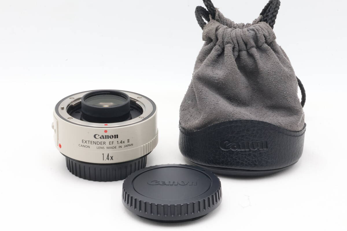 「みんカメ」M55 美品 Canon キヤノン EXTENDER EF 1.4x Ⅱ キャノン エクステンダー レンズ 光学 アクセサリー 現状品 動作確認済み