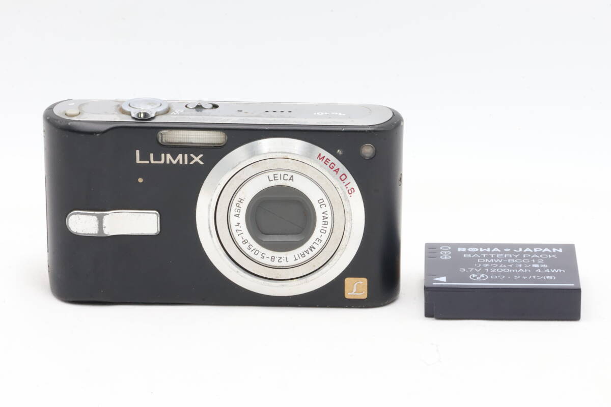 「みんカメ」3-93 Panasonic パナソニック LUMIX DMC-FS2 ブラック ルミックス デジカメ コンデジ 現状品 ジャンク