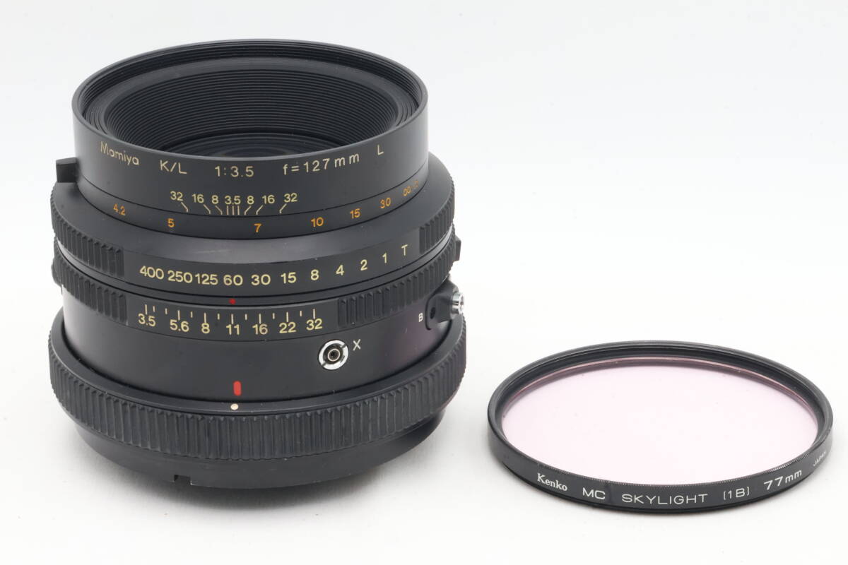 「みんカメ」3-186 Mamiya マミヤ K/L F3.5 1:3.5 127mm 中判 レンズ 現状品 ジャンク