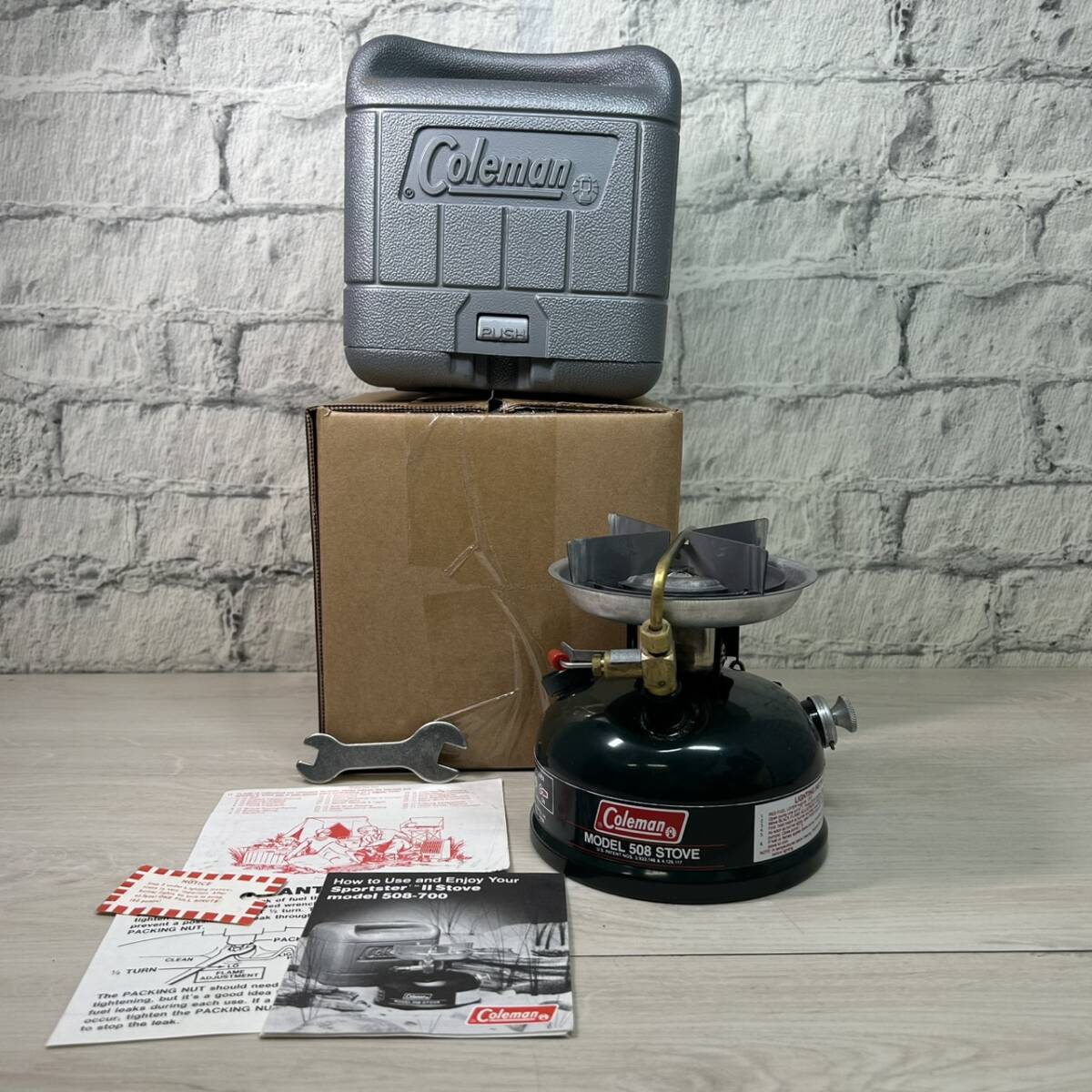 ★【YH-5334】保管品 Coleman コールマン スポーツスターⅡ ストーブ 508-700 87年12月 キャリーケース 取説付き