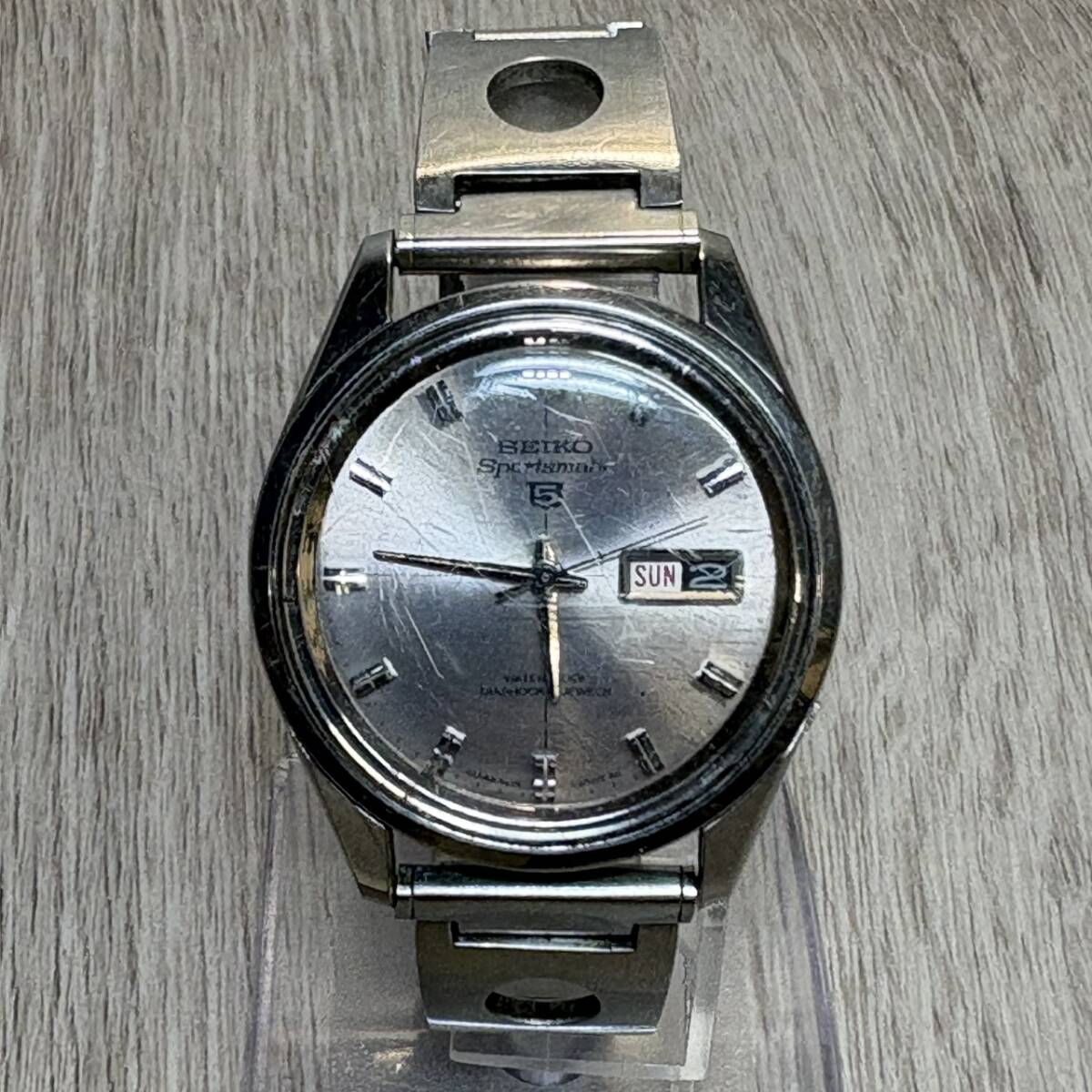 ●【YH-5214】中古現状不動品 SEIKO セイコー スポーツマチック5 6619-9010 AT 自動巻き メンズ腕時計 ベルトは社外品 【レタパ可】