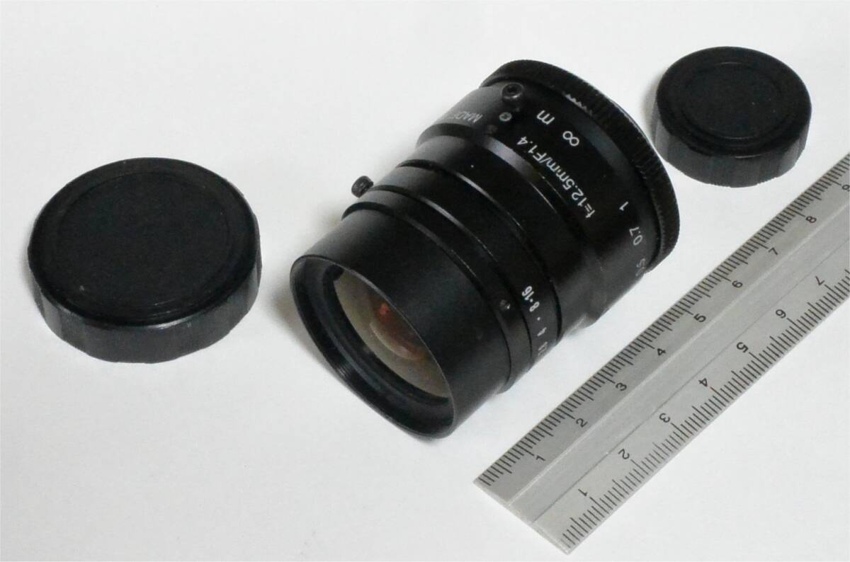 ★KOWA/コーワ　Cマウント レンズ LM12HC　12.5mm F1.4　1”　FA産業用　2メガピクセル　マクロ撮影にも　動作確認　（送料440円～）