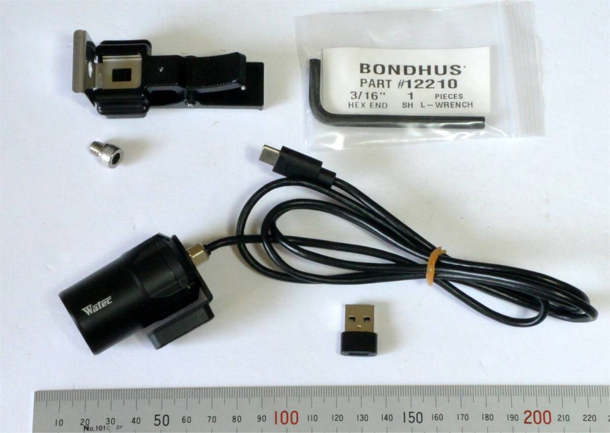 ★ WATEC　USBカメラ 　WAT-02U2D　USB2.0 Type-C　カラーCMOS　フルHD(1984×1225)　30fps　1/2.8”　Androidスマホ、WindowsPCで動作確認