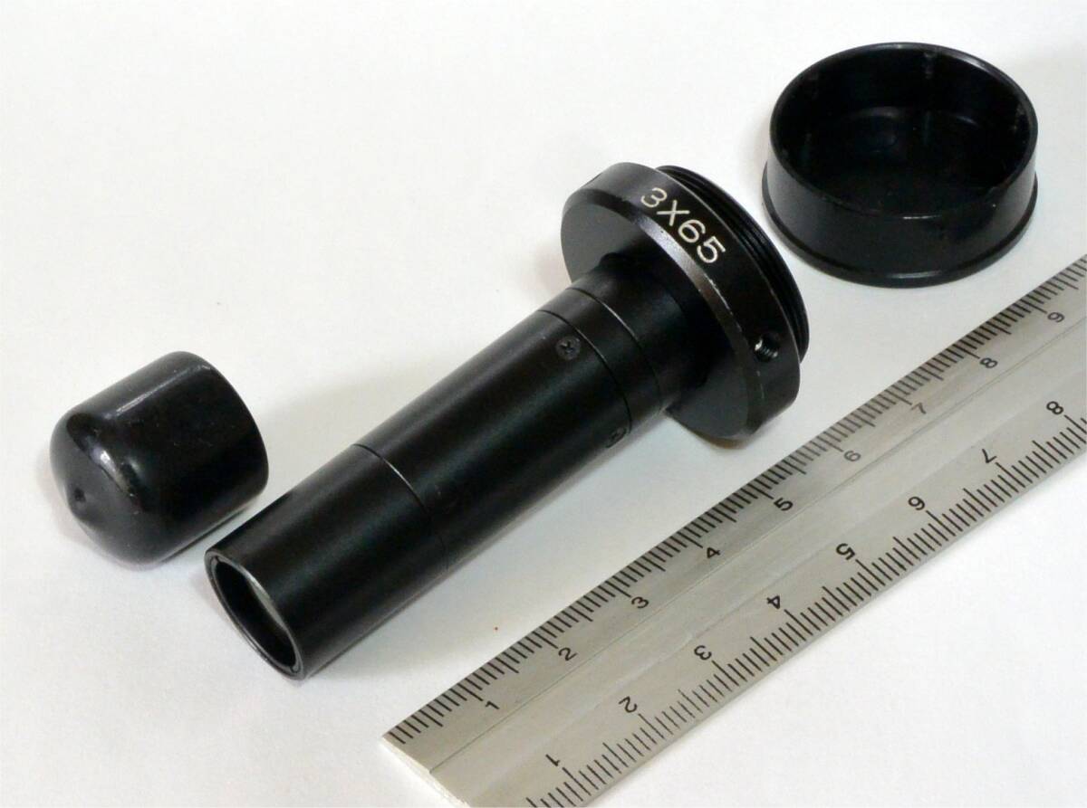 ★ VSテクノロジー　テレセントリックレンズ　VS-TC3-65　倍率3x　WD65mm　2/3”　Cマウント　動作確認　（送料440円～）