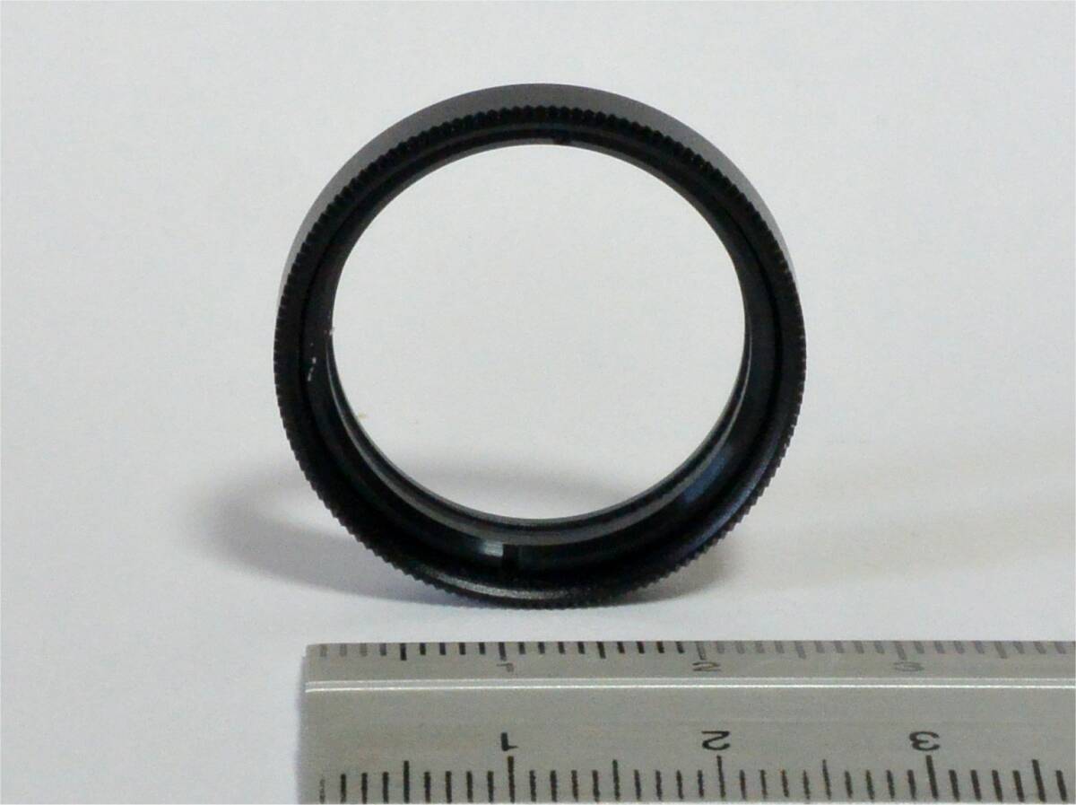 ★ 保護フィルタ　25.5mmmm　透明フィルタ　UVフィルター　M25.5　P=0.5　美品　（送料180円～）