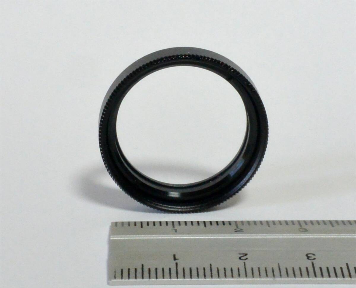 ★ 保護フィルタ　25.5mmmm　透明フィルタ　UVフィルター　M25.5　P=0.5　美品　（送料180円～） (A)