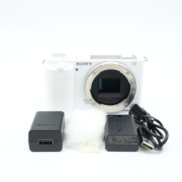 ■ほぼ新品■ SONY ZV-E10 ボディ ホワイト