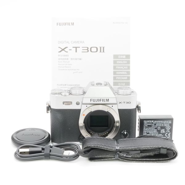 ショット数2536回!!■ほぼ新品■ FUJIFILM X-T30 II ボディ シルバー