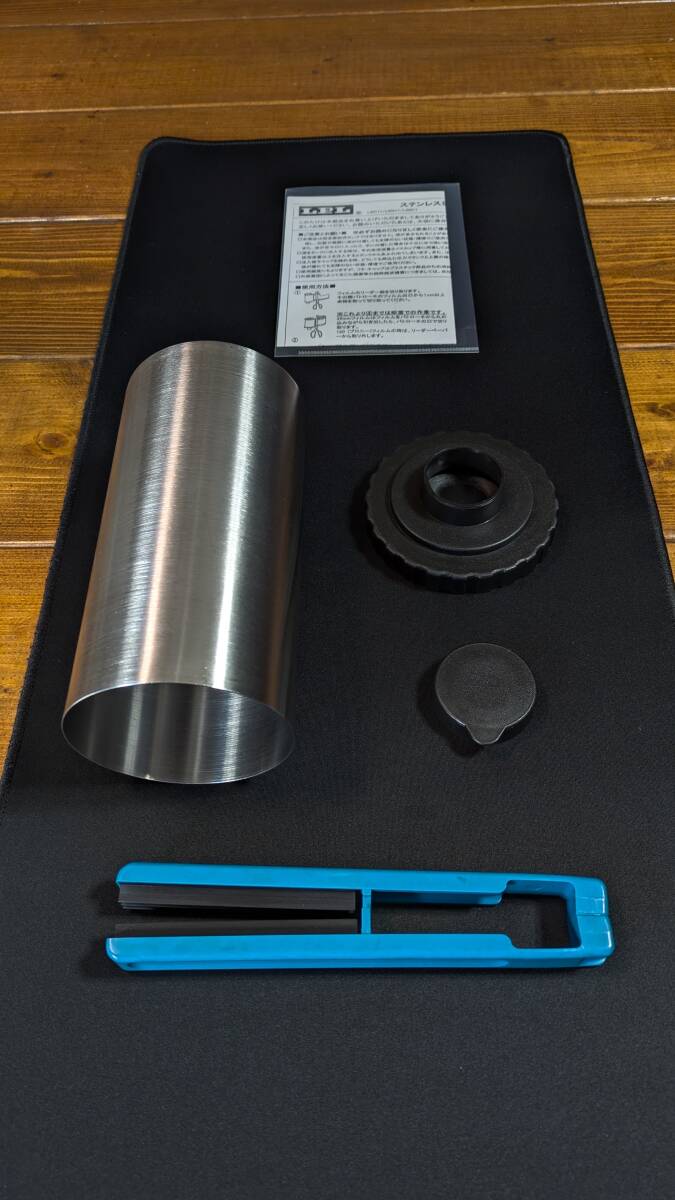 ステンレス現像タンク＆フイルムワイパー