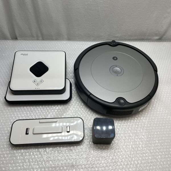 08【ジャンク】セット iRobot ルンバ Braava ブラーバ ロボット掃除機 694 380j 未チェックジャンク