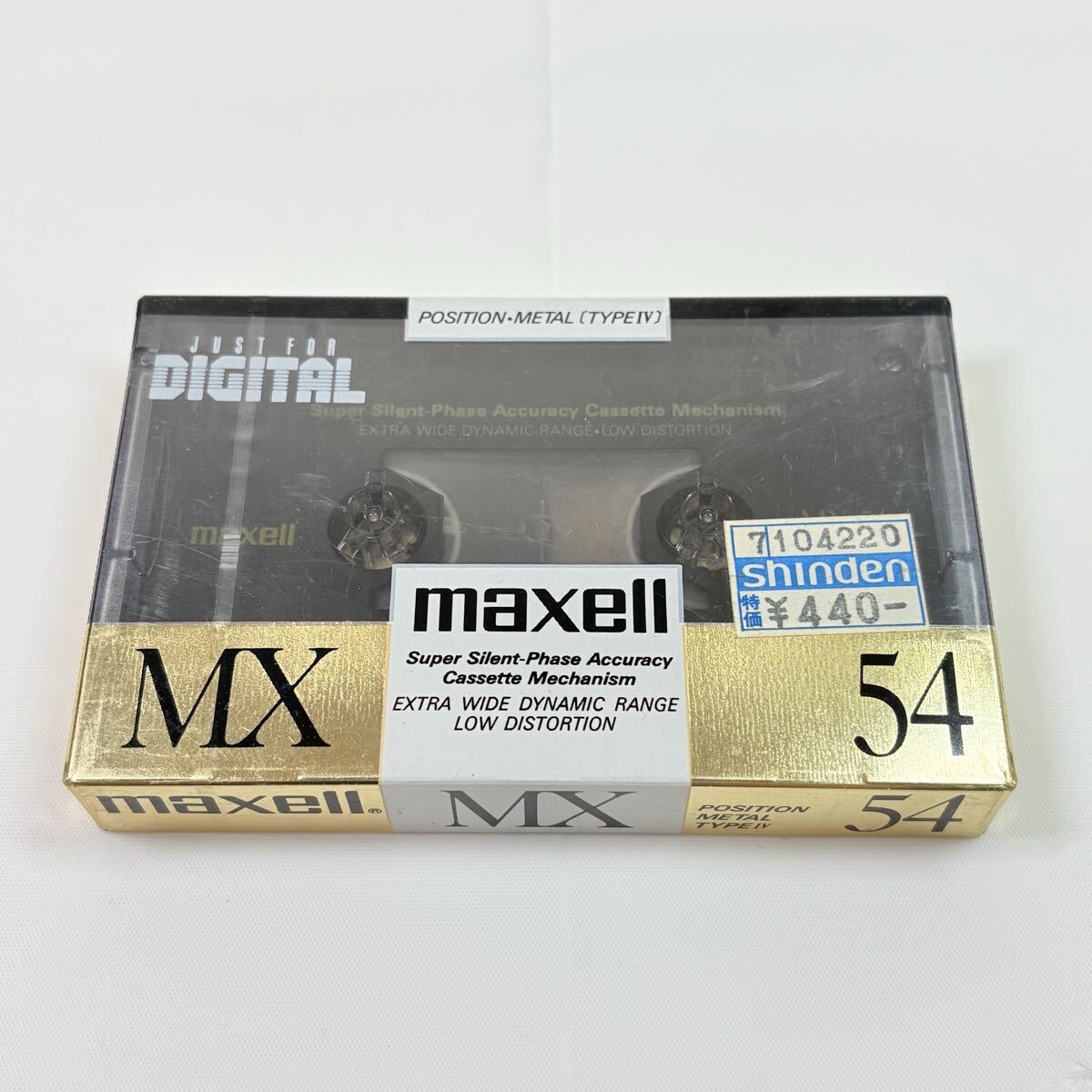 未開封品　maxell MX54 メタルカセットテープ METAL マクセル　記録媒体　レトロ
