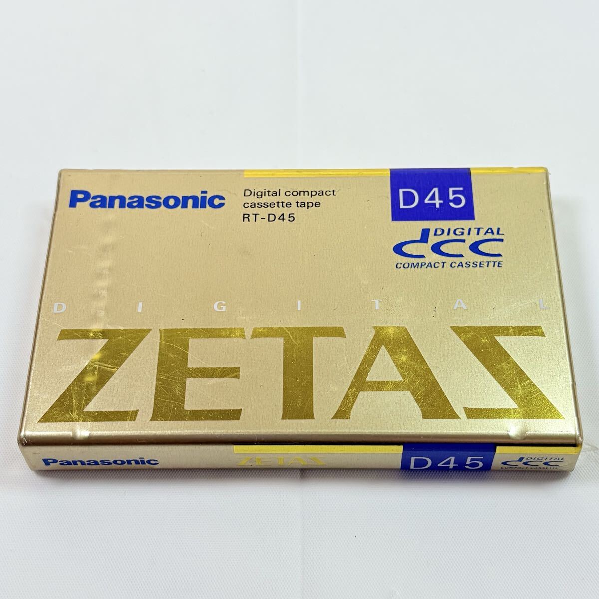 未開封品　DCCテープ パナソニック ZETAS RT-D45 Panasonic カセットテープ　記録媒体　保管品　レトロ