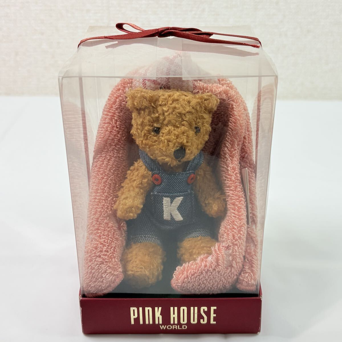 新品未開封品　PINK HOUSE ピンクハウス　 テディベア＋タオルハンカチ　ベア　くま　 ぬいぐるみ