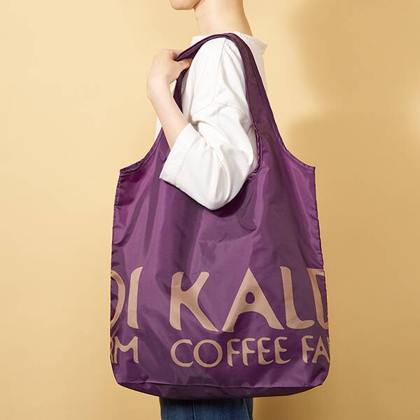 ★☆送料180円可カルディ エコバッグ プラム新色タグ付き新品未使用品KALDI COFFEE FARM カルディ コーヒー