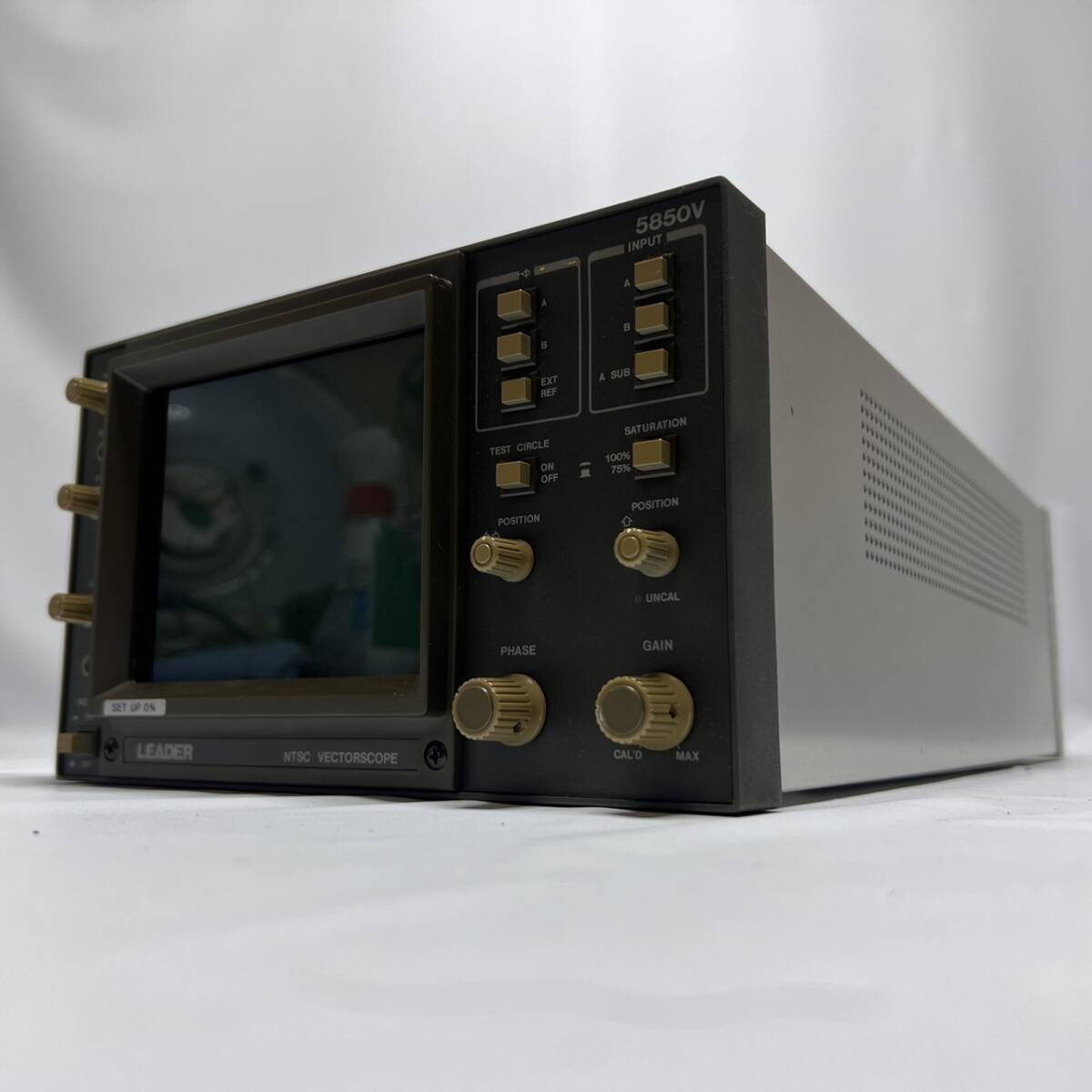 リーダー NTSCベクトルスコープ LEADER NTSC VECTORSCOPE 5850V ★793