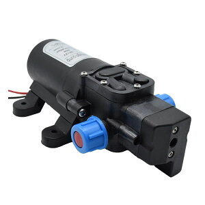 ウォーターポンプ 60W DC 12V 電磁 散水 ポンプ 汲み上げ　汎用 小型 ダイヤフラム 式 【・一部地域除く】