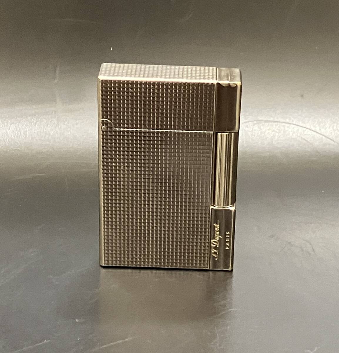 S. T.Dupont デュポン ガスライター シルバー ギャッツ ビー ダイヤモンドヘッド ライン2