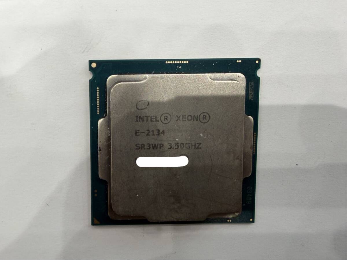 Intel Xeon E-2134 SR3WP 3.5GHz 在庫4 送料無料