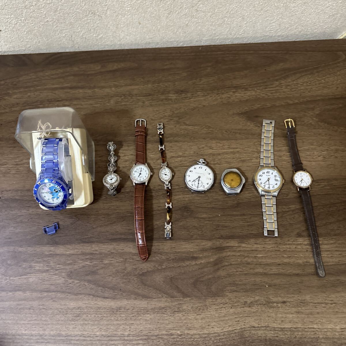 5 未検品　動作未確認　ジャンク　時計　8点　まとめ　売り　スウォッチALBA