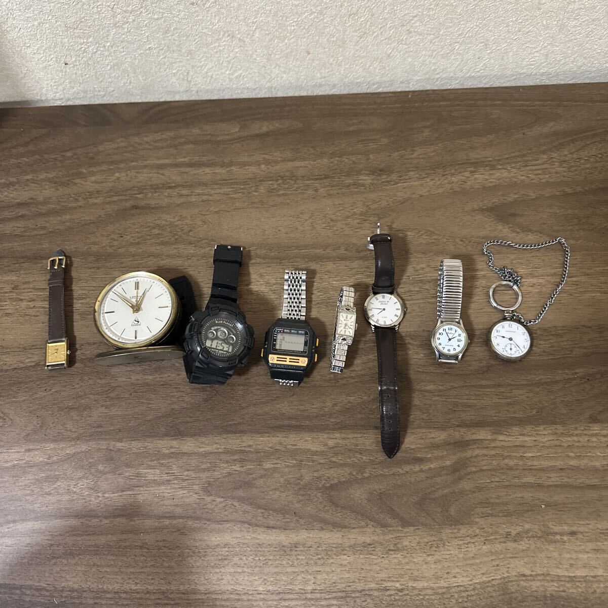 7 未検品　動作未確認　ジャンク　時計　8点　まとめ　売り カシオ CASIO