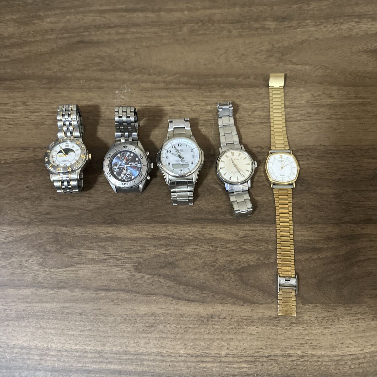 11 未検品　動作未確認　ジャンク　時計　5点　まとめ　売り カシオ CASIO シチズン CITIZEN など