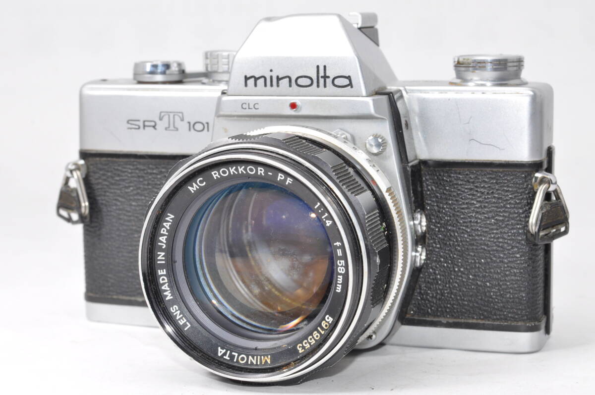 現状品 ミノルタ MINOLTA SR T 101 MC ROKKOR-PF 58mm F1.4 ♯A8219
