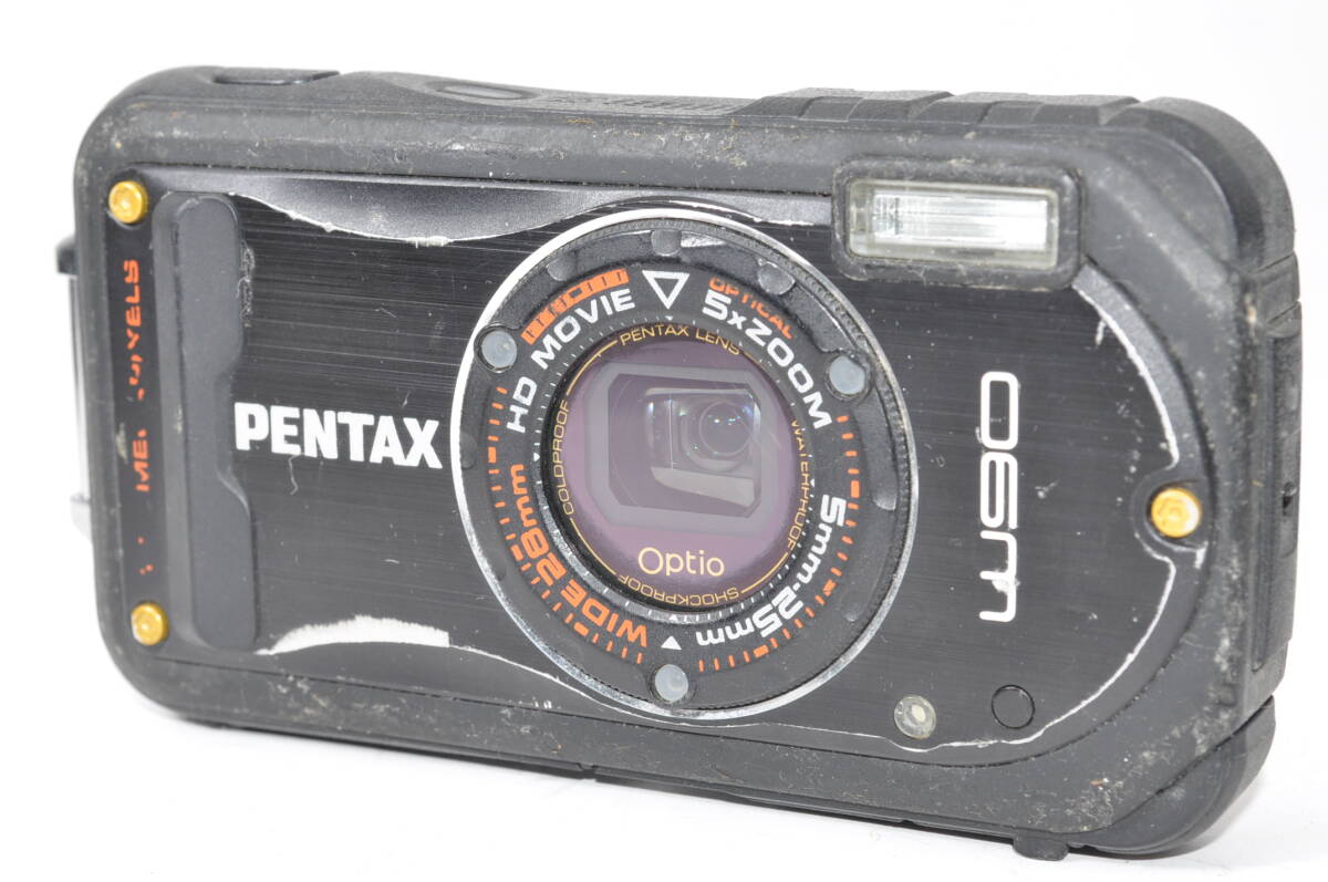 現状品 ペンタックス PENTAX オプティオ Optio W90 ブラック ♯9087