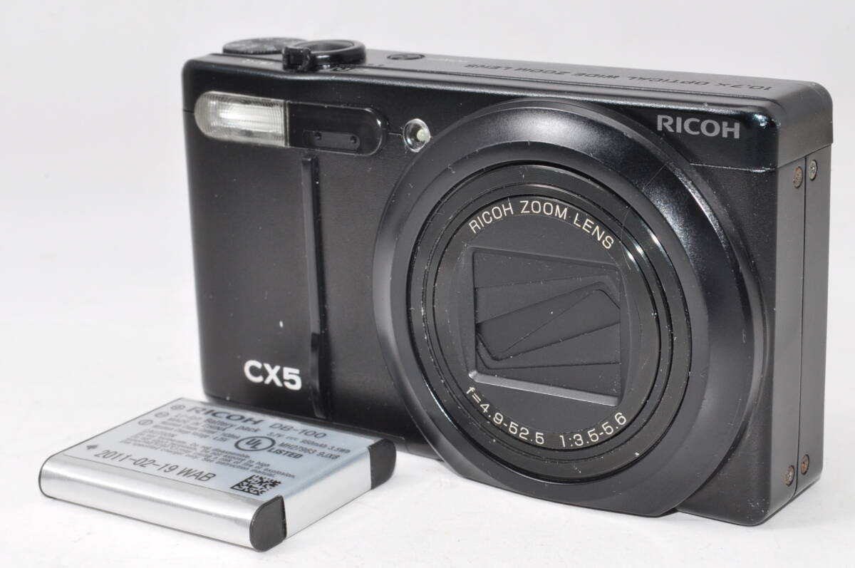 ジャンク扱い リコー RICOH CX5 ブラック ♯A8289