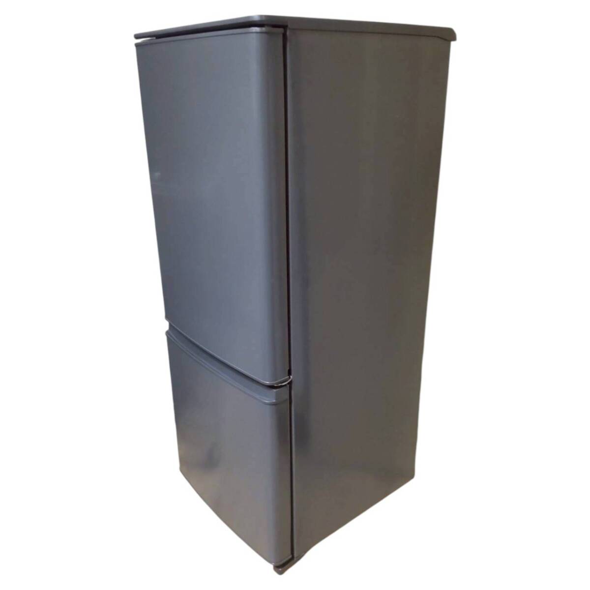 【関東一円送料無料】三菱/MITSUBISHI 2ドア冷蔵庫 冷凍冷蔵庫 MR-P15F-H 146L(冷蔵: 100L/冷凍: 46L) 2020年製 マットチャコール /D4291