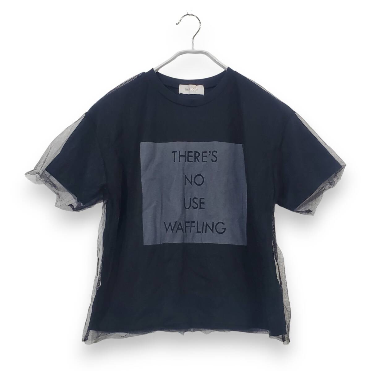 Simplicite/サンプリシテ/半袖Ｔシャツ/カットソー/ 表記サイズ：表記なし/レディース/夏/プリント FA0366/s200326