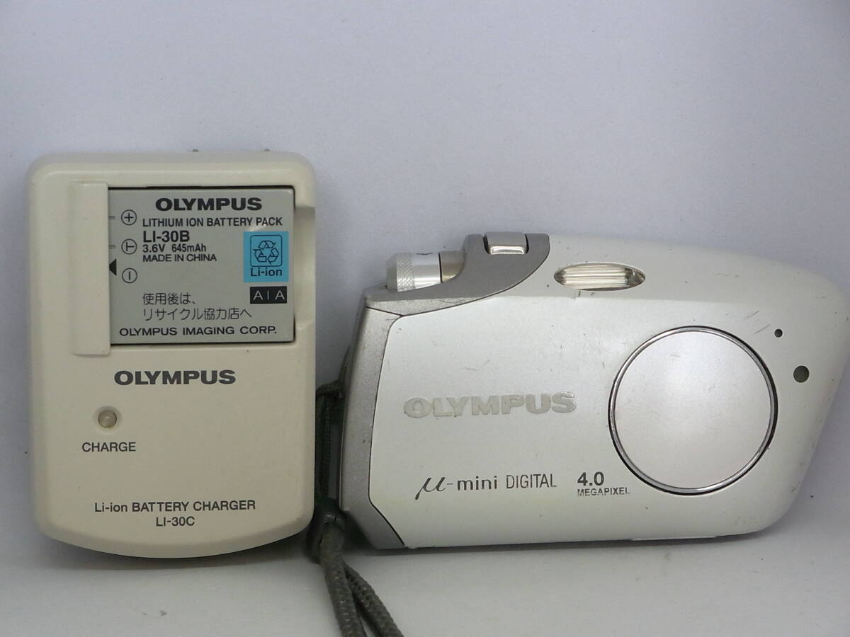 ◆◆ オリンパス OLYMPUS コンパクトデジタルカメラ μ - mini DIGITAL + 付属品 ◆◆