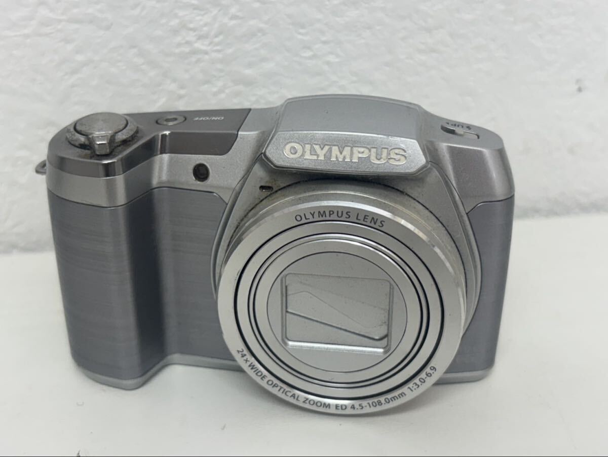 ★【売り切り】OLYMPUS オリンパス STYLUS SZ-16 シルバー コンデジ 光学24倍ズーム 現状品