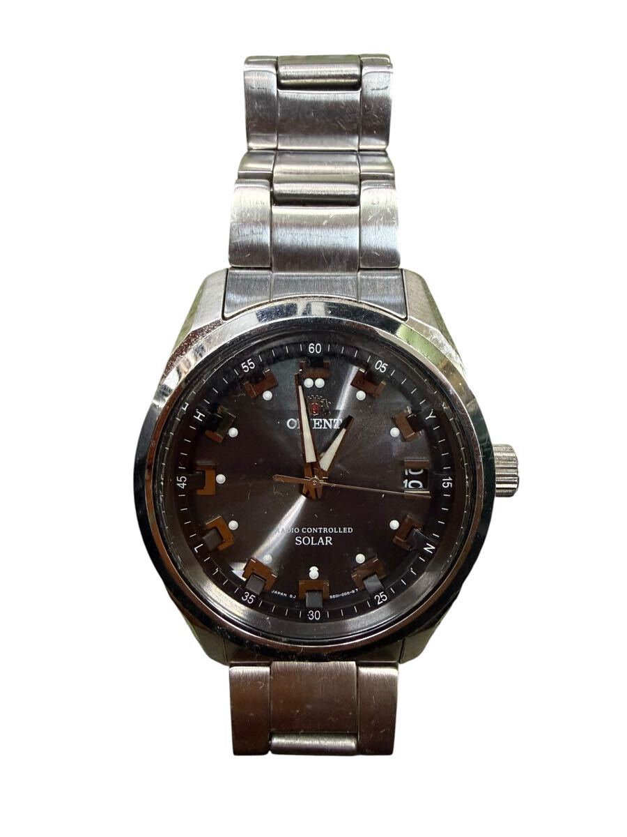 ●【売り切り】ORIENT オリエント RADIO CONTROLLED SOLAR 腕時計 現状品