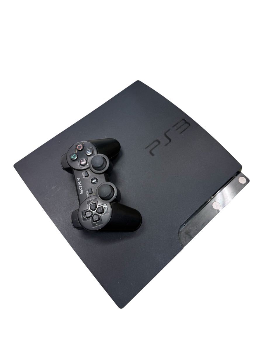 ●【売り切り】SONY PlayStation3 PS3 本体 コントローラー付き ブラック 現状品