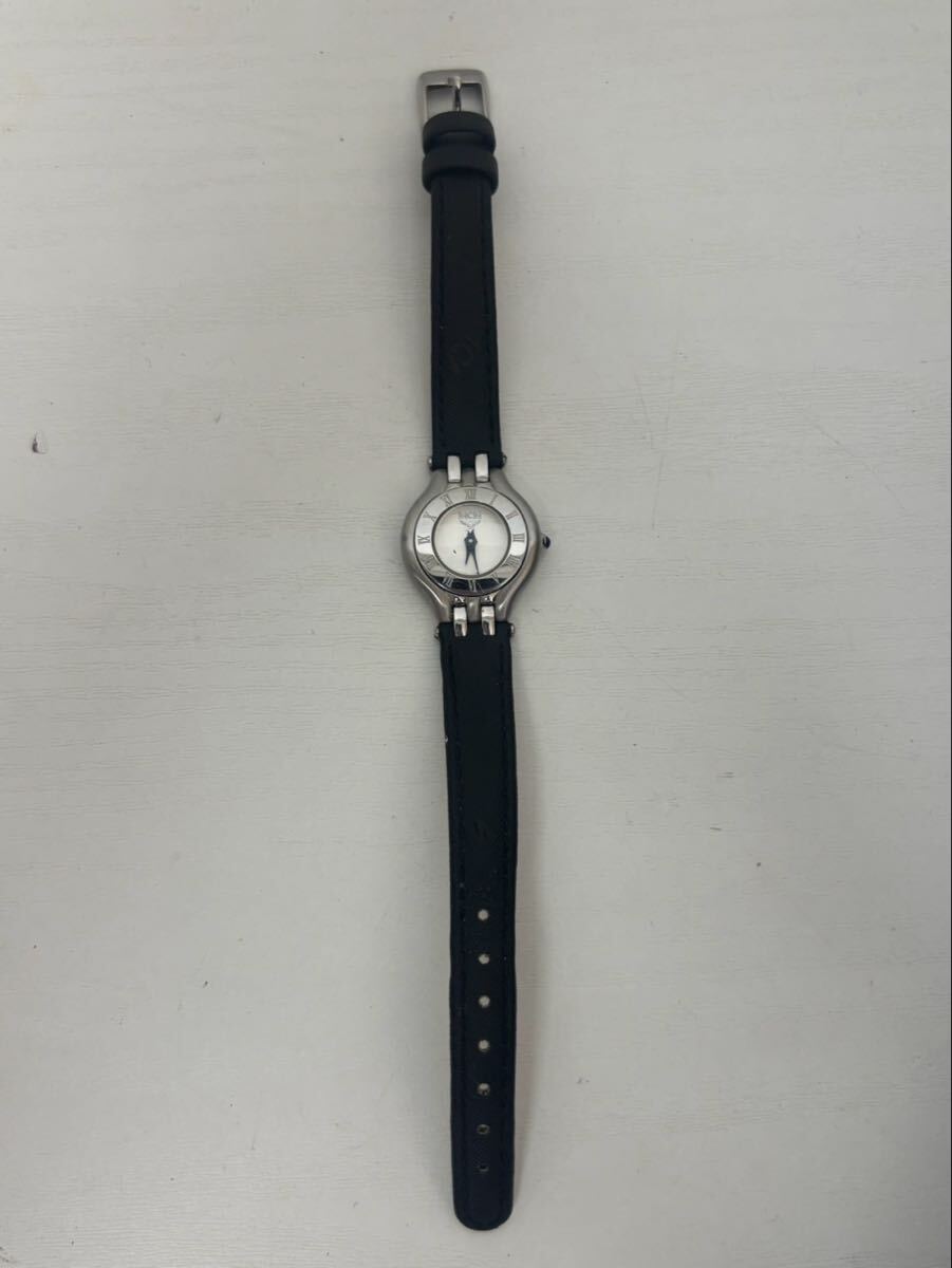 ★【売り切り】MCM エムシーエム レディース 腕時計 シルバー ローマ数字 ベゼル クォーツ 現状品