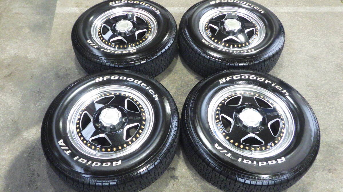 ラグナ　ザイジックス　１５インチ　　６J ＋３５　１３９、７／６穴　BFグッドリッチ付き！！ハイエース　キャラバン他