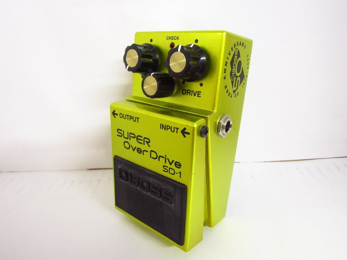 BOSS ボス Super Overdrive オーバードライブ SD-1-B50A MADE IN MALAYSIA アダプターPSA ギターエフェクター 動作確認済み 中古品★090331