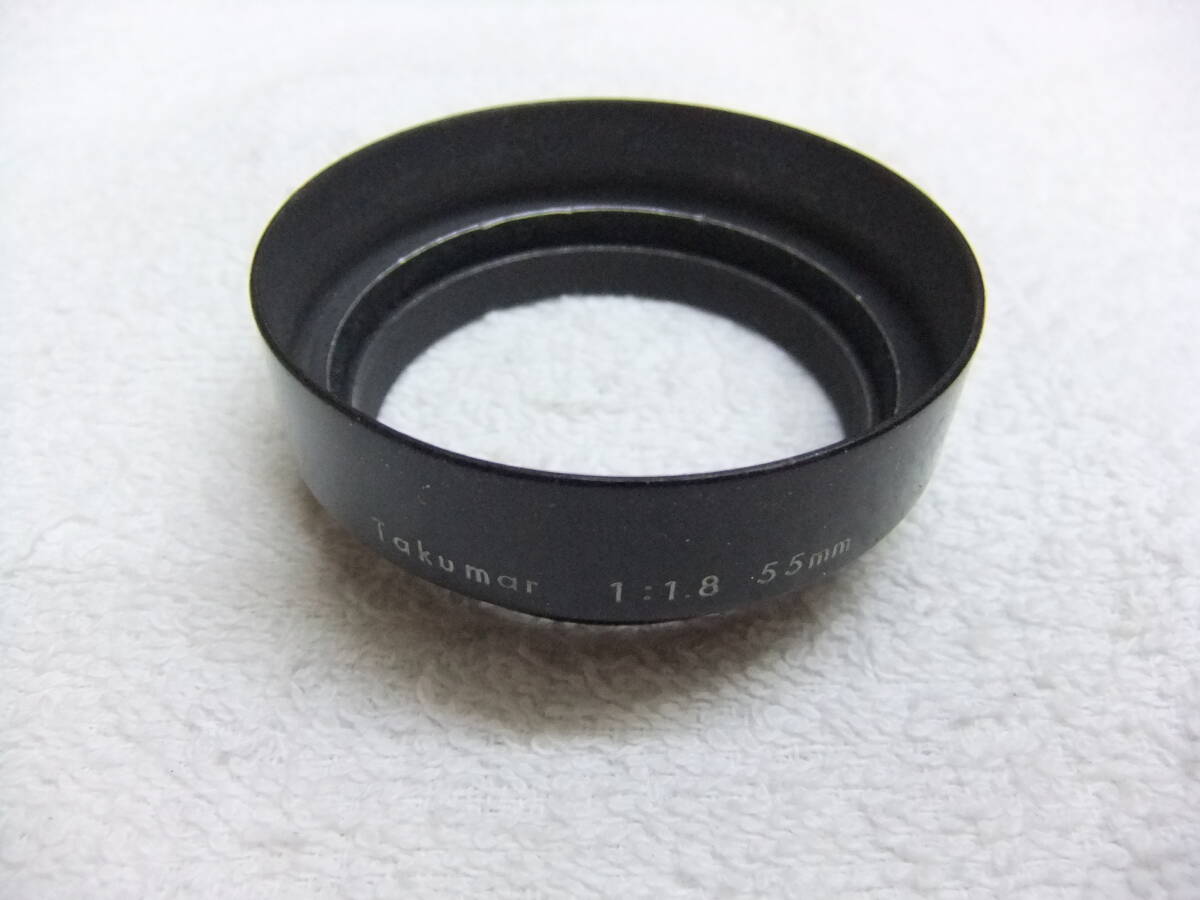 純正 ペンタックス PENTAX Takumar 55mm F1.8 メタルフード 送料260円 ①