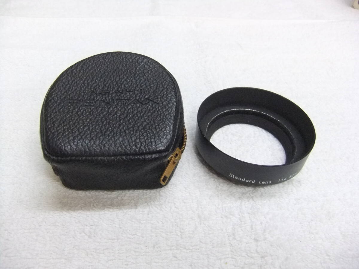 純正 ASAHI PENTAX 50mm F1.4 55mm F1.8-2 (49mm径) アサヒ ペンタックス メタルフード ケース付 送料260円